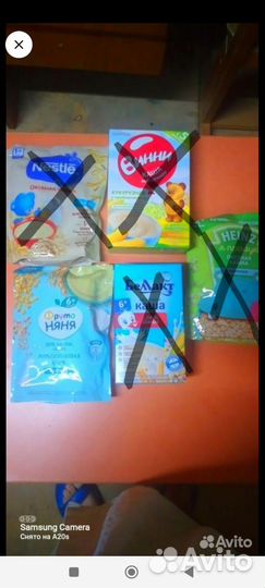 Детские каши молочные