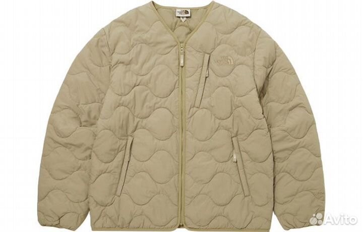 THE north face Puffer Jackets Unisex Khaki Brown (XL)(56)