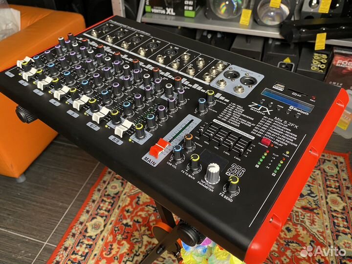 Микшерный Пульт С USB Плеером ZTX audio Mix 5.2.Fx