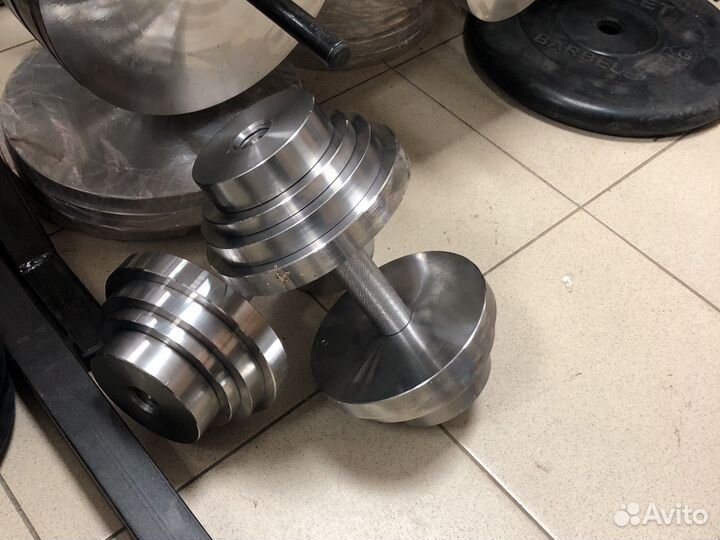 Гантели стальные