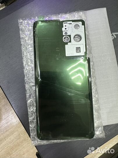 Задняя крышка Samsung s21 ultra silver