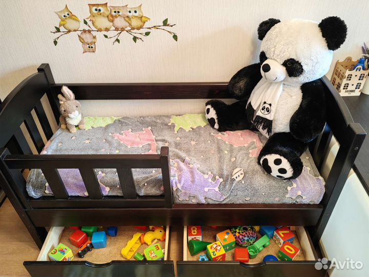 Детская кровать с ящиками + ортопедический матрас