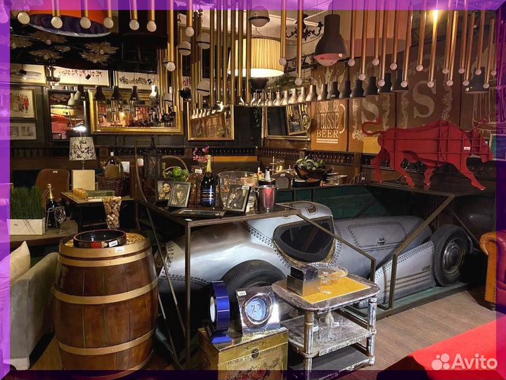 Свет и декор для кафе