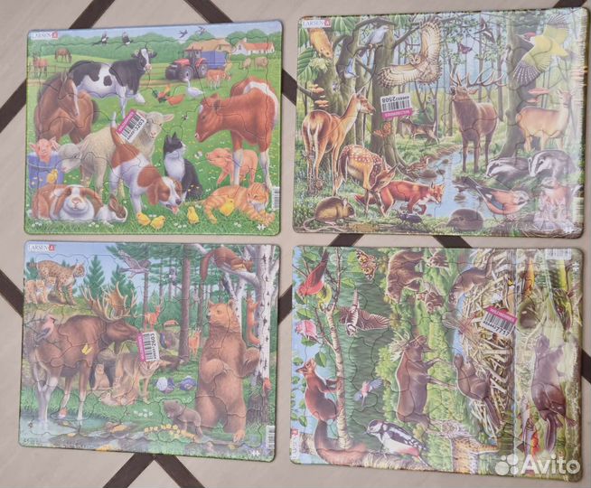 Пазлы larsen большие в ассортименте