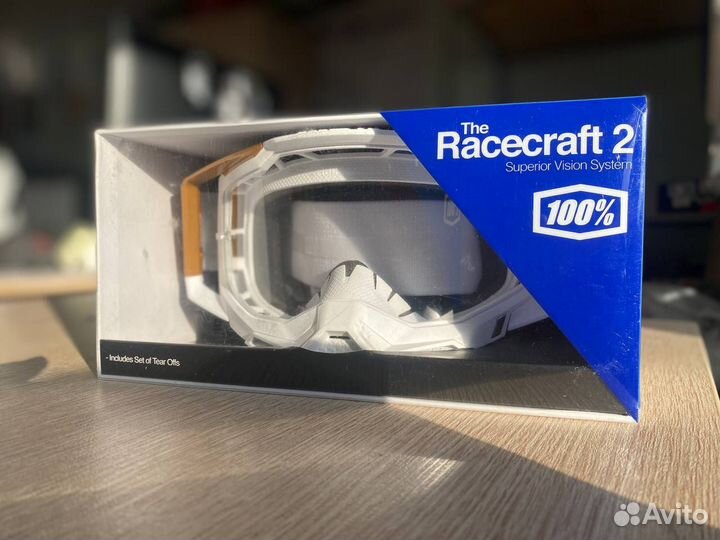Очки 100 Racecraft 2 Goggle Mayfair / Clear Lens