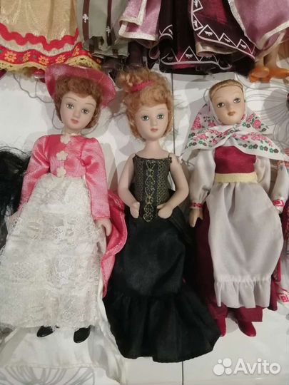 Куклы фарфоровые для интерьера