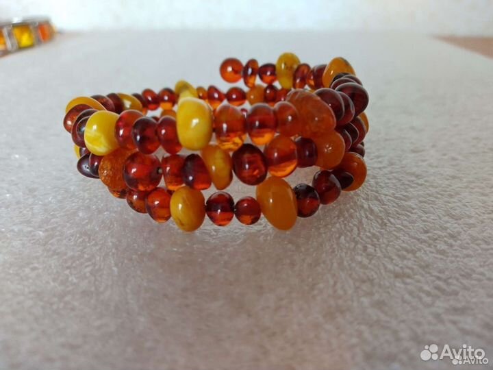 Браслеты янтарь розовый кварц глаз фатимы