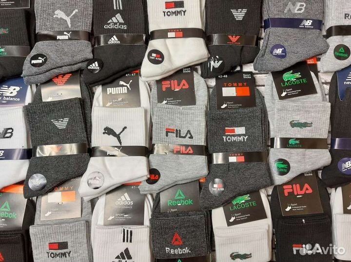 Носки Nike Adidas Puma Reebok