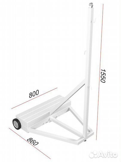 Стойки бадминтонные передвижные профессиональные Pioner A13773