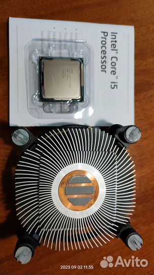 Процессор Intel core i5 2500K с кулером
