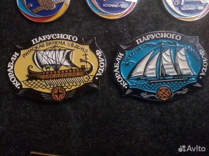 Значки корабли