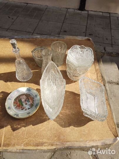 Ваза хрустальная