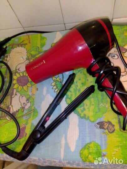 Фен и щипцы плойка