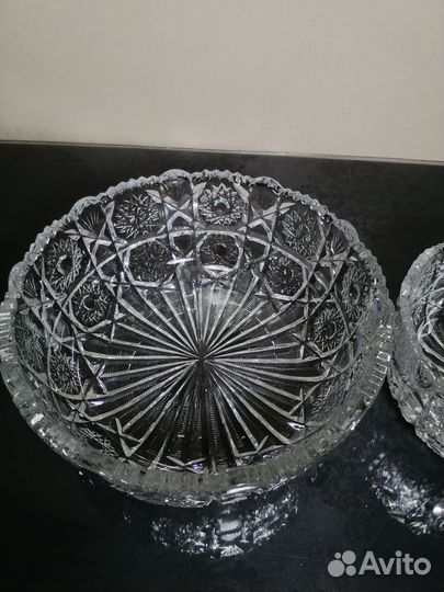 Хрустальные вазы посуда СССР