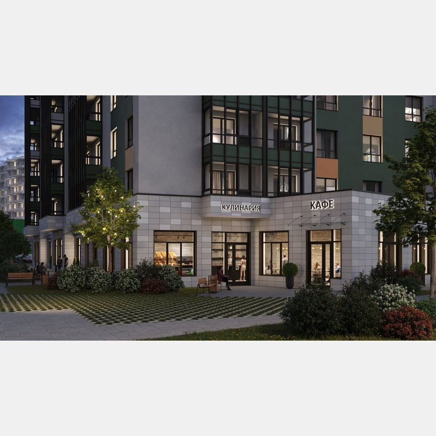 1-к. квартира, 36,9 м², 12/18 эт.