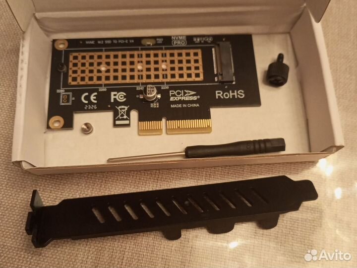 Адаптер PCI-E nvme m2
