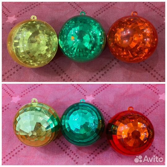 Елочные игрушки СССР Диско Бабочки
