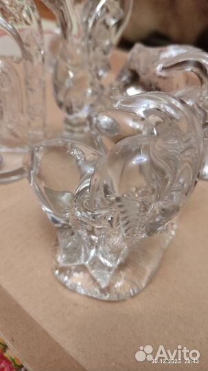 Фигурки из хрусталя
