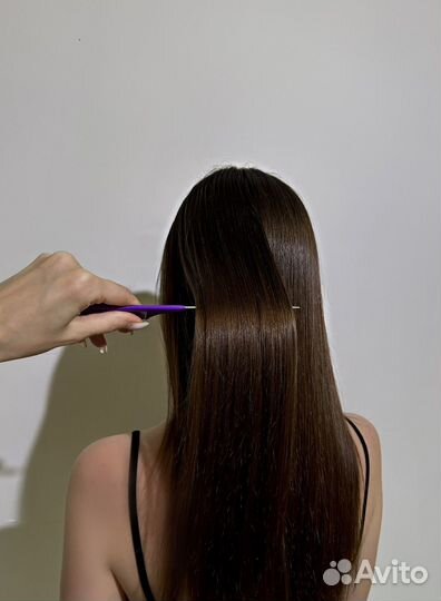 Кератиновое выпрямление ботокс Счастье для волос