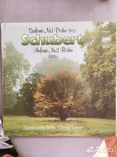 Франц Шуберт дир. Otmar Suitner Vinyl