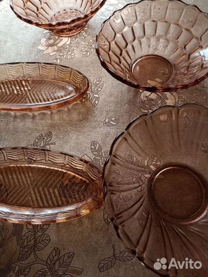 Посуда, цветное стекло СССР