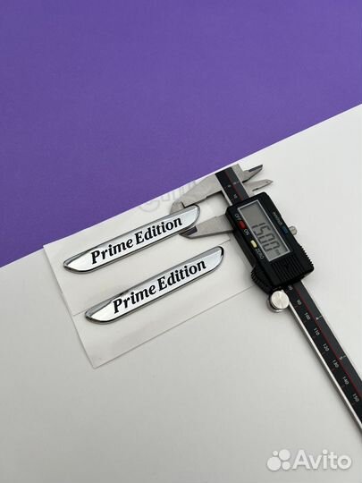 Шильдики 2 шт Prime Edition на крыло Mercedes