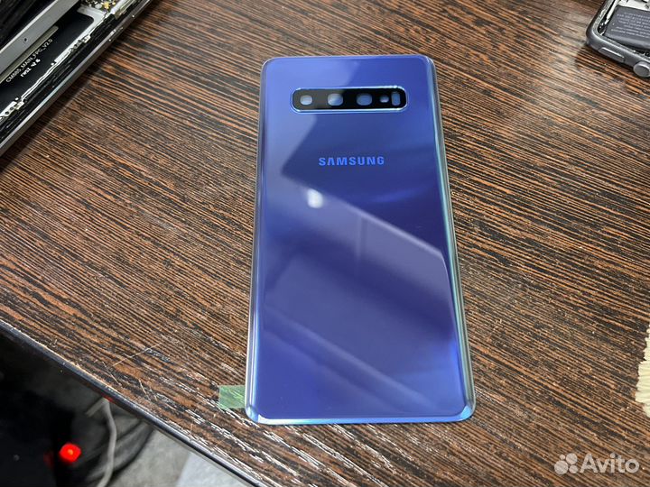 Задняя крышка Samsung Galaxy S10 G973F синяя ориг