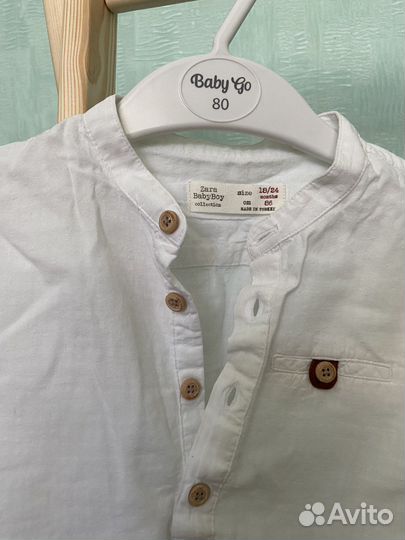 Рубашка Zara для мальчика 86