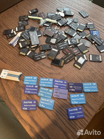 Карты памяти memory stick pro duo