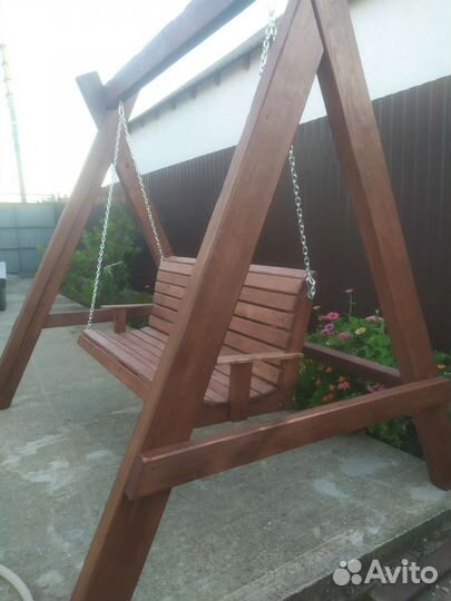 Садовые качели бу