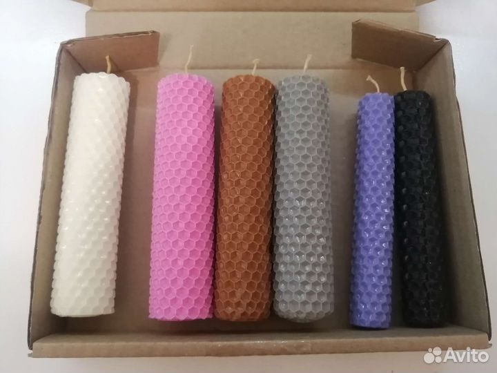 Продажа натуральных свечей из медовой вощины