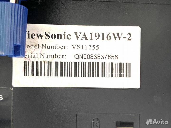 Монитор Viewsonic VA1916w 19