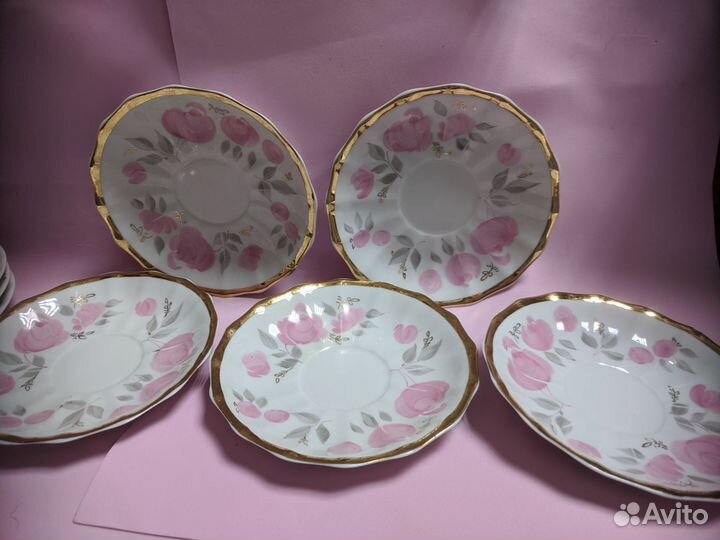 Тарелки и блюдца лфз, Полонский завод, Вербилки