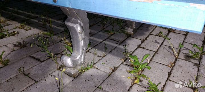 Скамейка чугунная СССР