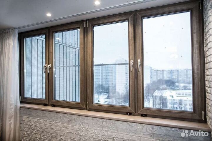 Балкон пластиковый под ключ