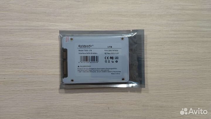 SSD накопитель в наличии новый 1000 GB