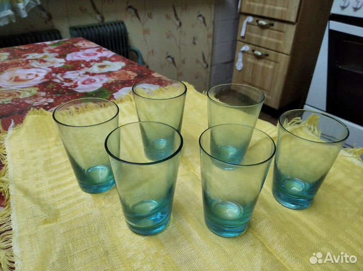Стопки СССР цветное стекло