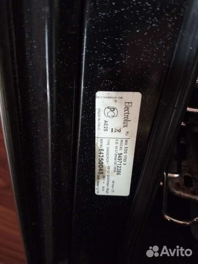Газовый духовой шкаф electrolux eog 1733x