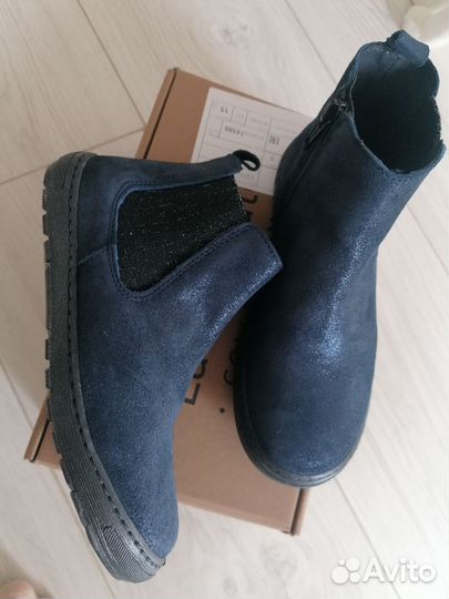 Ботинки натуральная кожа р.32