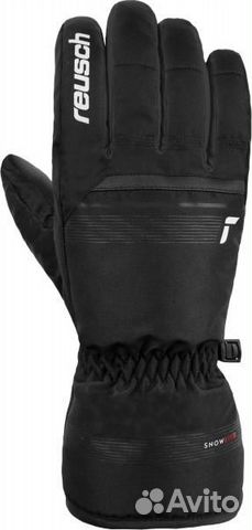 Перчатки горнолыжные reusch Snow King Black/White
