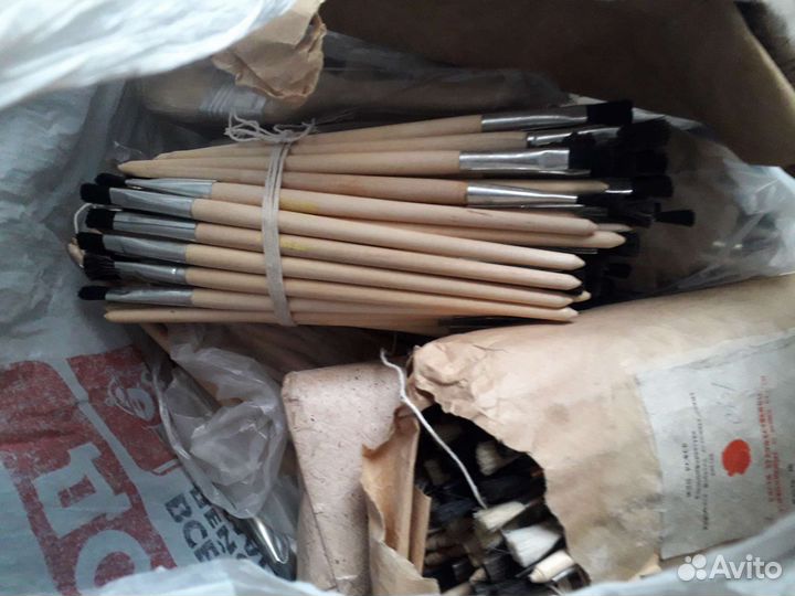 Кисти художественные белка, щетина, ухо коровы