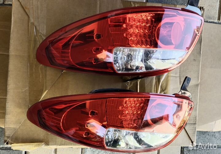 Новые Фонари задние Led peugeot 206 Пежо