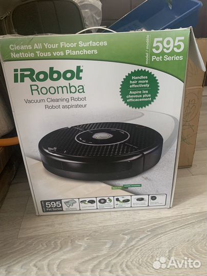 Робот пылесос irobot roomba 595 pet series