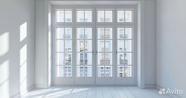 Стеклянная дверь