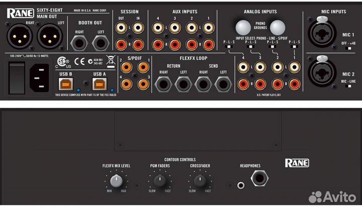 Rane Sixty Eight 68 DJ Mixer Serato