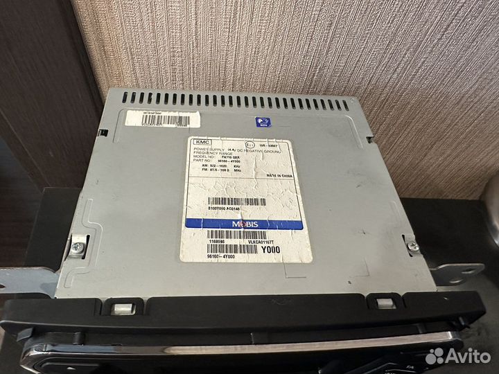 Штатная магнитола на Kia Rio