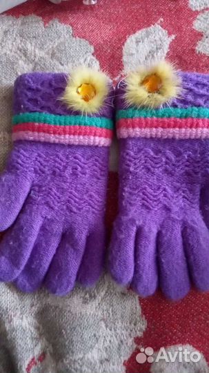 Шапка для девочки от 7 до10л