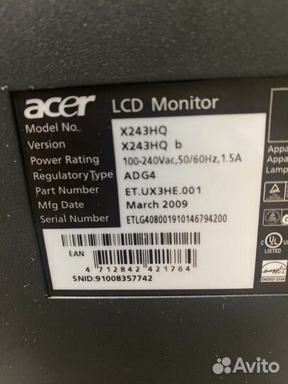 Монитор Acer 24