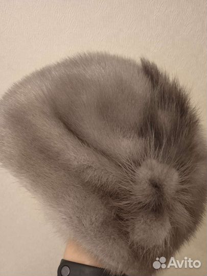 Шапка норковая женская