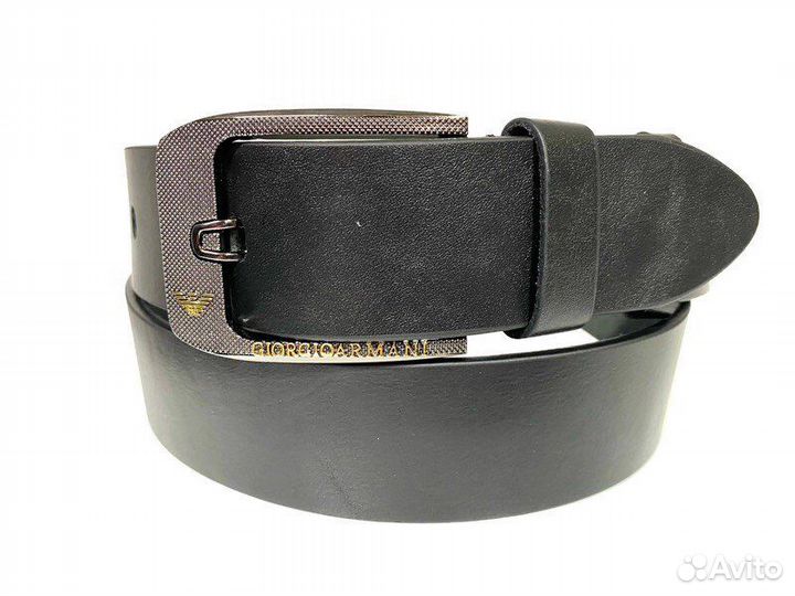 Ремень кожаный GA 1991 black